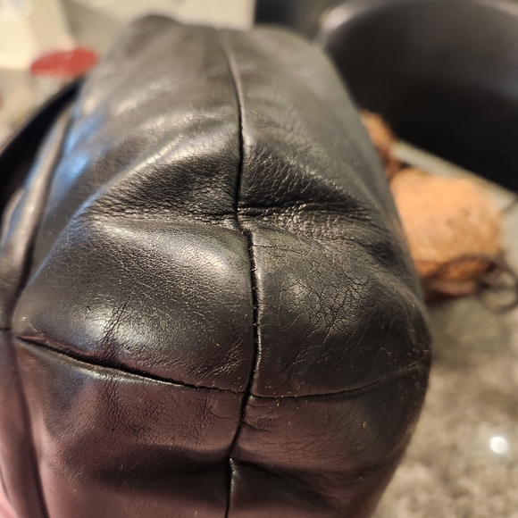 *Low Start* EUC Coach Kristen Black Leather Shoulder Bag - Picture 8 of 13